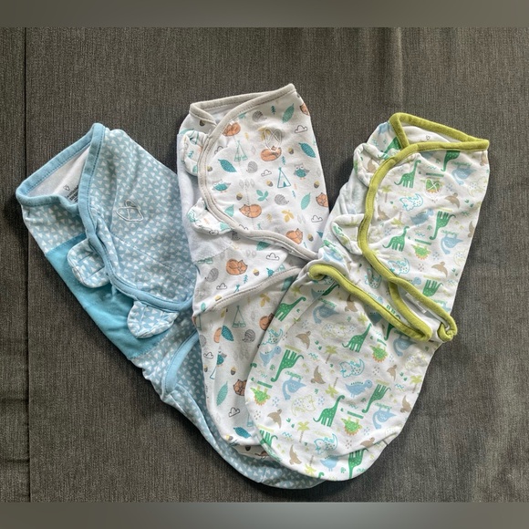 SwaddleMe Baby Boy’s Velcro Swaddles - Picture 1 of 10